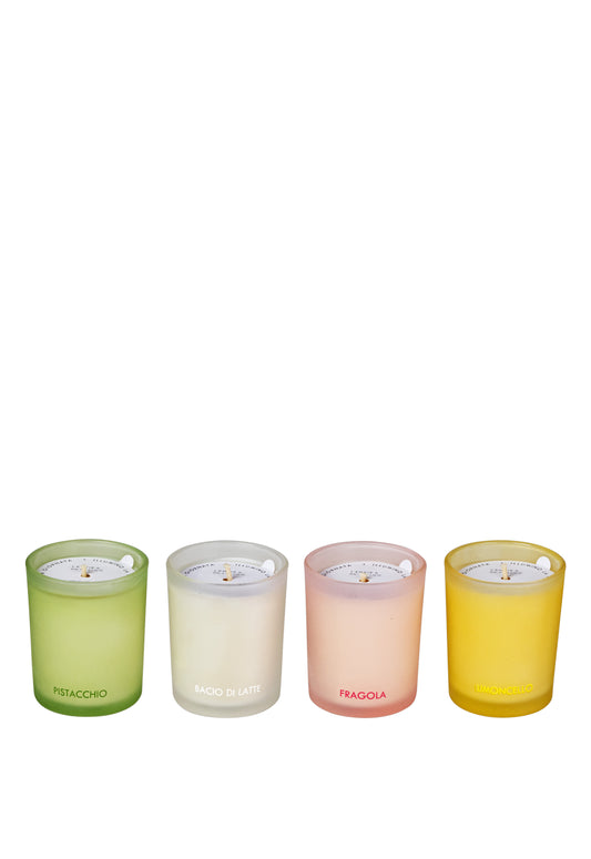 Kit de 4 mini velas Bacio Di Latte